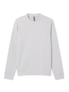 Vuori Light Gray Cypress Crewneck Sweatshirt in Salt Size Small